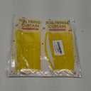 Yellow 2 Pack Metallic Tinsel Foil Fringe Curtains, 3.3x8.3 Feet Yellow Streamers for Party, Door Streamers Party Decorations, Party Streamers for Birthday Christmas Party Decorations