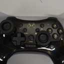 ELISWEEN Switch Controller for Nintendo Switch/OLED/Lite, Replacement for Nintendo Switch Pro Controller Support PC & Android/iOS with Cool RGB LED, Wireless Switch Controller with Turbo,Vibration (Dark Brown Light)