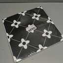 Elffloor Peel and Stick Floor Tile: 10 PCS Black Waterproof Vinyl Flooring, 11.8 in11.8 in Self-Adhesive Floor Tiles Stickers for Bathroom, Kitchen, Classroom, Bedroom