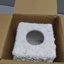 Hymmah Modern Square Tissue Box Cover Holder,Bathroom Accessories Decor Unique Design Tissue Box Cover for Bathroom Vanity Counter Tops Also Great for Bedrooms and Living Rooms