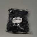 OLYCRAFT 50Pcs Plastic Bottle Caps 37.5mm Black Screw-On Lids Inner Diameter Bottle Jug Storage Lid Plastic Tamper Seal Lids Replacement Cap Twist Cap for Juice Bottles Dispenser Caps