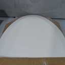 Bemis 1500EC Durable Wood Toilet Seat with Easy Clean Hinges, Made in USA, Elongated, Biscuit