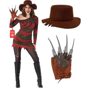 Morph Nightmare Killer Costume Women, Costumes For Women, Womens Halloween Costumes, Halloween Costume Woman (Large)