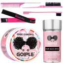 Strong Hold Non-Greasy Edge Control Gel and Wax Stick with Hair Comb for All Hair Types - No Flaking Edge Wax for Styling Black Hair Wigs