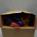 JOYIN 170Pcs Glowing Marble Run, Construction Building Blocks Toys with 5 Glow in The Dark Glass Marbles, STEM Educational Building Block Toy, Birthday Gifts, Easter Basket Stuffers