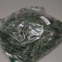 Watayo 2 Pcs Artificial Christmas Snow Teardrop Swag, 23" Faux Snow Flocked Norfolk Pine Teardrop Door Swag, White Frosted Real Touch Pine Wreath Staircase Swags for Xmas Door Mantle Fireplace Decor