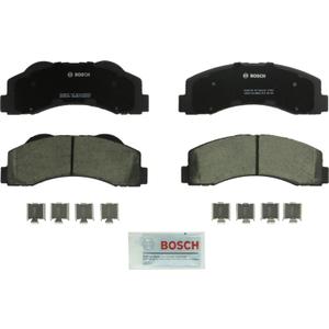 BOSCH BC1414 QuietCast Premium Ceramic Disc Brake Pad Set - Compatible with Select Ford Expedition, F-150; Lincoln Navigator; FRONT