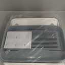 Termichy Baby Bottle Drying Rack: Large Vertical Bottle Dryer Rack Holder - Space Saving Standing Drying Rack for Baby Bottles and Pump Part Cleaning (Gray)