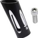 Motorcycle Shifter Peg Shift Lever CNC Billet Foot Pegs Compatible with Harley Davidson Sportster Touring Softail Street Glide Road Dyna (Chrome)