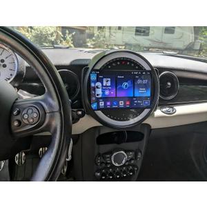 Car Radio Stereo for BMW Mini Cooper R56 2007-2014 with Wireless Carplay Android Auto, 9" IPS Touch Screen Android 13 Head Unit GPS WiFi Bluetooth SWC Backup Camera - 2+32G