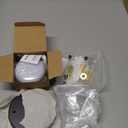 Wall Sconce Battery Operated Wall Light Fixure with Remote Control, Dimmable Battery Operated Wall Sconces Set Of Two, Indoor Wireless Wall Mounted Lamp with Rechargable Bulb For Bedroom Living Room 