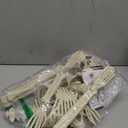 CAMIRUS 3FT Skeleton, 36" Full Body Skeleton with Movable Posable Joints, Realistic Plastic Bones Halloween Prop for Outdoor Haunted House Decorations