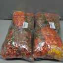 2 x 16 Bundles Artificial Mums for Outdoors Garden Home Decoration Fake Mums UV Resistant Fake Mums Silk Faux Flower Plastic Plants for Outside No Fade Fall Decor for Front Porch Pot Decor