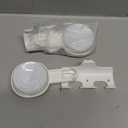 TAILI Suction Cup Razor Holder in Shower 2 Pack, Towel, Loofah, Shaver Holder for Bathroom Wall, Powerful Suction Cup Shower Hooks, Easy to Install and Reuse, White