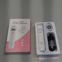 Bikini Trimmer and Shaver Kit for Women - 2-in-1 Wet/Dry Electric Body Hair Trimmer Facial Hair Removal Cordless Waterproof Bikini Shaver Razor for Face Lip Chin Pubic Underarm Legs (White)