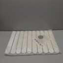 White Stone Drying Mat for Kitchen Counter, Diatomaceous Dish Drying Mat 16x24 Inch, Fast-Absorbing Quick-Dry Non-Slip Sink Tray