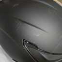OTS Dual Visor Full Face DOT Motorcycle Helmet, Unisex, Matte Black M