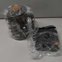 Electric Tea Kettle, INTASTING Glass Electric Kettle with tea Infuser and Precise knob temperature control, 1200W Fast Heating, BPA-Free, Easy to Clean, 1 Liter (Dark Gray)