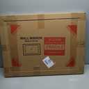 White Bathroom Mirror 20x28 Inch, Solid Wood Framed Rectangle Wall Mirrors for Bedroom Living Room or Entryway