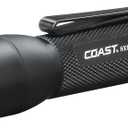 COAST HX5 360 Lumen LED Flashlight, Pure Beam Focusing, Slide Focus, Pocket Clip, Weatherproof, Pocket Sized, Battery Included