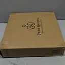 Lattice Design Outdoor Planter Box - 14.75 Square 13 Tall White Plant Pot - Decorative Plant Pots for Front Porch Decor - Flower Pots Outdoor Planters for Porch Patio or Garden Decor by Pure Garden