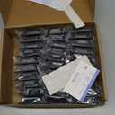 Ravinte 60 Packs (30 Pairs) 3/8" Inset Matte Black Cabinet Hinge, Self Closing Hinges for Kitchen/Bathroom/Furniture Cabinets & Doors. Decorative Hardware with Door Bumper.