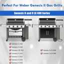 66097 66089 Grate Grill Replacement Parts for Weber Genesis ii Grill Grates 400 Series GS4 Gas Grill Grates ii E-410 E-435 S-435 S410 SE-410 LX S-440 Cast Iron Cooking Grids Grill Parts 3pcs
