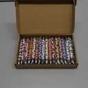 48 Pcs Animal Print Pens 1.0 mm Black Safari Print Retractable Ballpoint Pens Bulk Jungle Pattern Writing for Home School Office Supplies Party Gifts(Animal)