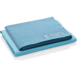 E-Cloth Microfiber Cleaning Cloth Glass Kit - Microfiber Towel Window Cleaning Kit - Microfiber Towels for Cars, Windows, Mirrors, & More - Alaskan Blue (1-Pack)