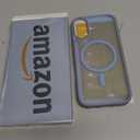 Miracase Magnetic for iPhone 17 Case (Compatible with MagSafe) with Screen Protector Military-Grade Protection, Anti-Fingerprint Translucent Matte Phone Cover for iPhone 17 6.3 inch, Light Blue