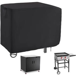 Flat Top Grill Cover Compatible with Royal Goumet 2 Burner Griddle, 38 Inches Waterproof Propane Griddle Cover for Outdoor Grill Cart Table-38 x 24 x 33.8 Inch