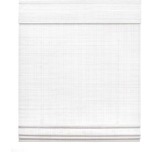 LazBlinds Cordless Bamboo Roman Shades, Light Filtering Window Treatment, Roll Up Bamboo Blinds for Windows, 43'' W x 60'' H
