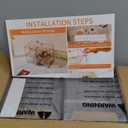 6 Pack Stackable Makeup Organizer, 4.4'' Tall Acrylic Bathroom Makeup Organizer and Storage Drawer with Pull-out Handle, Clear Plastic Storage Bins for Vanity,Pantry,Desk,Undersink,Kitchen