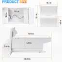 241860803 Refrigerator Ice Bucket Assembly Compatible with Frigidaire, Electrolux, Gibson, Kelvinator, Westinghouse, Crosley, Kenmore, Tappan Frigidaire Replace# AP4300918, 1376941, 218842802