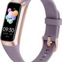 Zeacool Fitness Tracker with 24/7 Heart Rate,Blood Oxygen Blood Pressure Sleep Monitor, Activity Trackers 5 ATM Waterproof,Step Calorie Counter Pedometer Health Smart Watch for Women Men Dusty Purple