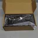 Cisily Kitchen Sink Caddy Organzier with High Brush Holder, Sponge Holder for Sink, 304 Rustproof Stainless, Kitchen Countertop Soap Dispenser Organizer, Kitchen Decor and Accessories (9.25, Black)