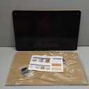 2Pack Black Magnetic Board,17.5" x 11.4" Magnet Bulletin Board to Display Magnetic Notes, Poetry, Photos, Suitable for Wall, Refrigerator, Cabinet etc, Come with 8 Pcs Dual Lock Tape and Screws