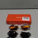 livho 2025 Trendy Oval Sunglasses - Stylish Polarized Shades for Everyday - Retro Metal Frames