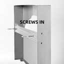 2 Pack Toilet Seat Cover Dispenser,Commercial Stainless Steel Brushed Toilet Seat Cover Holder for Disposable Toilet Seat Covers Wall Mount for Bathroom Restroom