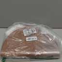 DRMHM Set of 6 Placemats, Faux Leather Placemats for Kitchen Dining Table Decor, Washable Heat Resistant Table Placemats Wipeable Table Mat 18 * 12in Brown