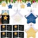Jenaai 24 Sets Friendship Christmas Ornaments Bulk Good Friends Are Like Stars Christmas Gifts Friendship Gifts with Thank You Box Hanging Xmas Tree Decor for Best Friends Bestie Birthday Decorations