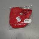 Women's Sheer Mesh Chiffon Double Slit Cover Up Skirt Rave Festival Costume Swim Beach Flowy Long Maxi Skirts Red (M)