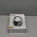 Wentronic Y02 Active Noise Cancelling Headphones,60H Battery,5 EQ Music Modes,Hi-Res Audio,Deep Bass,Foldable Wireless Over Ear Bluetooth 5.4 Headset,Breathable Leather Earpads (Grey)