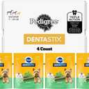 Pedigree Dentastix Dental Chews for Dogs, Small and Toy Breed Dog Treats, Fresh Flavor, (4) 51ct Bags (204 Treats Total) Best By 07/03/2026