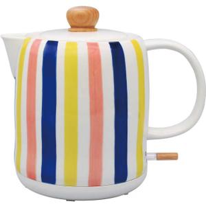 1.0-Liter Ceramic Electric Kettle, 1000W Rapid Boil, Tea Kettles Pot & Hot Water Boiler For Coffee & Tea, Teapot Auto Shut-Off, Boil-Dry Protection (A17)