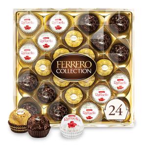 Ferrero Collection, Premium Assorted, Hazelnut, Dark Chocolate and Coconut, 24 Count Treats, 6.1 oz (EXP 05/28/25)