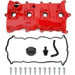 MITZONE Upgrade Aluminum Valve Cover Compatible with 2007-2013 Altima 2007-2012 Sentra SE-R 2.5L Part# 13264-JA00A Red