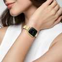 Mosonio Dressy Jewelry Bracelet Bands Compatible with Apple Watch Band 46mm 45mm 44mm 49mm 42mm 41mm 40mm 38mm for Women, Cute and Stylish Diamond Metal Strap for iWatch Series 11 10 9 8 7 6 5 4 3 2 1 SE Ultra