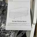 Storage Ottoman Bench 44.5" Upholstered Fabric End of Bed Bench with Removable Lid, Large Storage Chest for Bedroom, Living Room, Entryway (Beige)