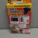 Original AS-SEEN-ON-TV, Ultra- Premium Hanger Hooks Triple Closet Space 18 PC Value Pack